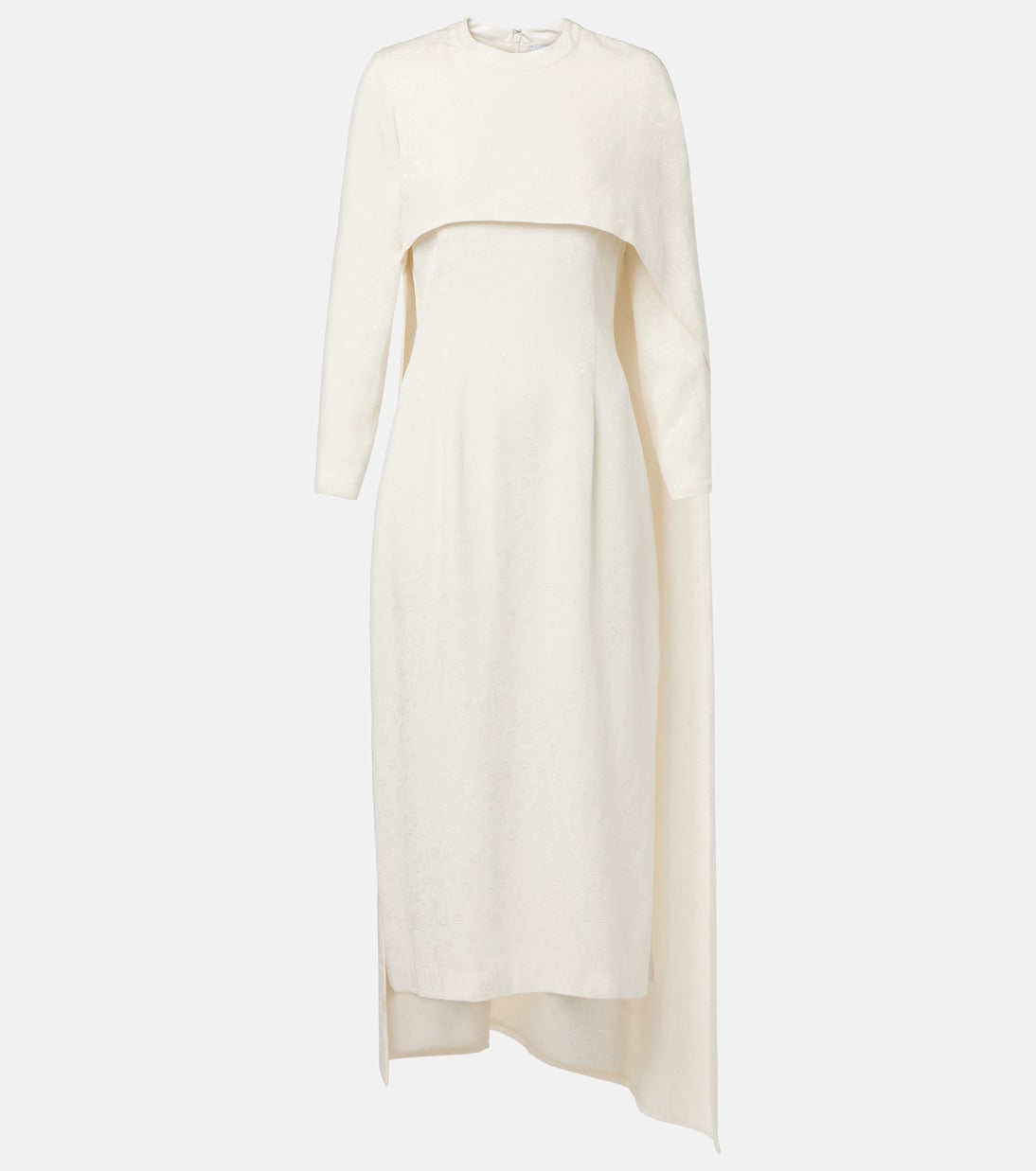 Markarian - Felice caped jacquard midi dress