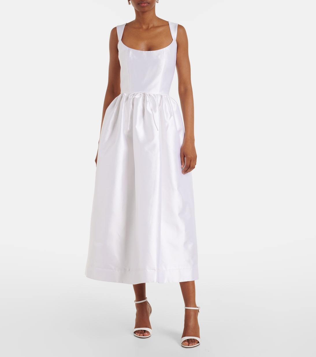 Markarian - Apple cotton and silk midi dress