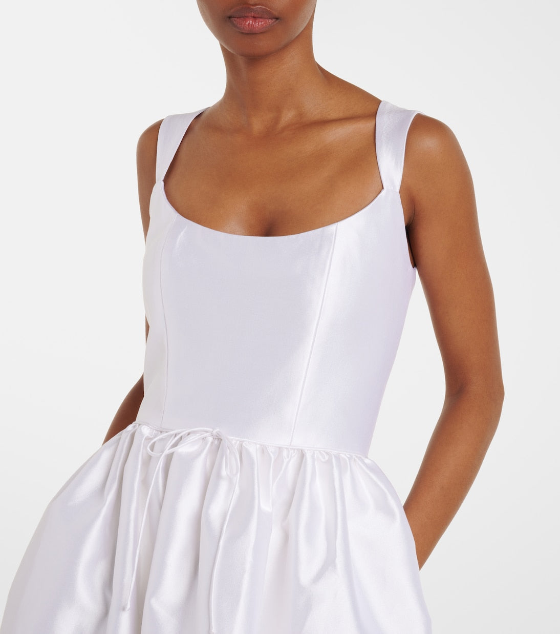 Markarian - Apple cotton and silk midi dress