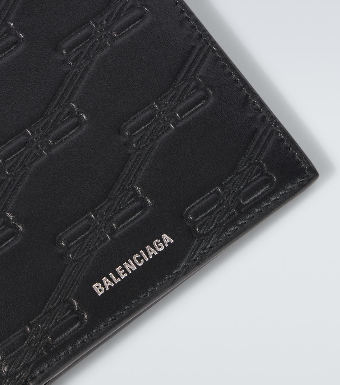 Balenciaga - BB debossed bifold wallet