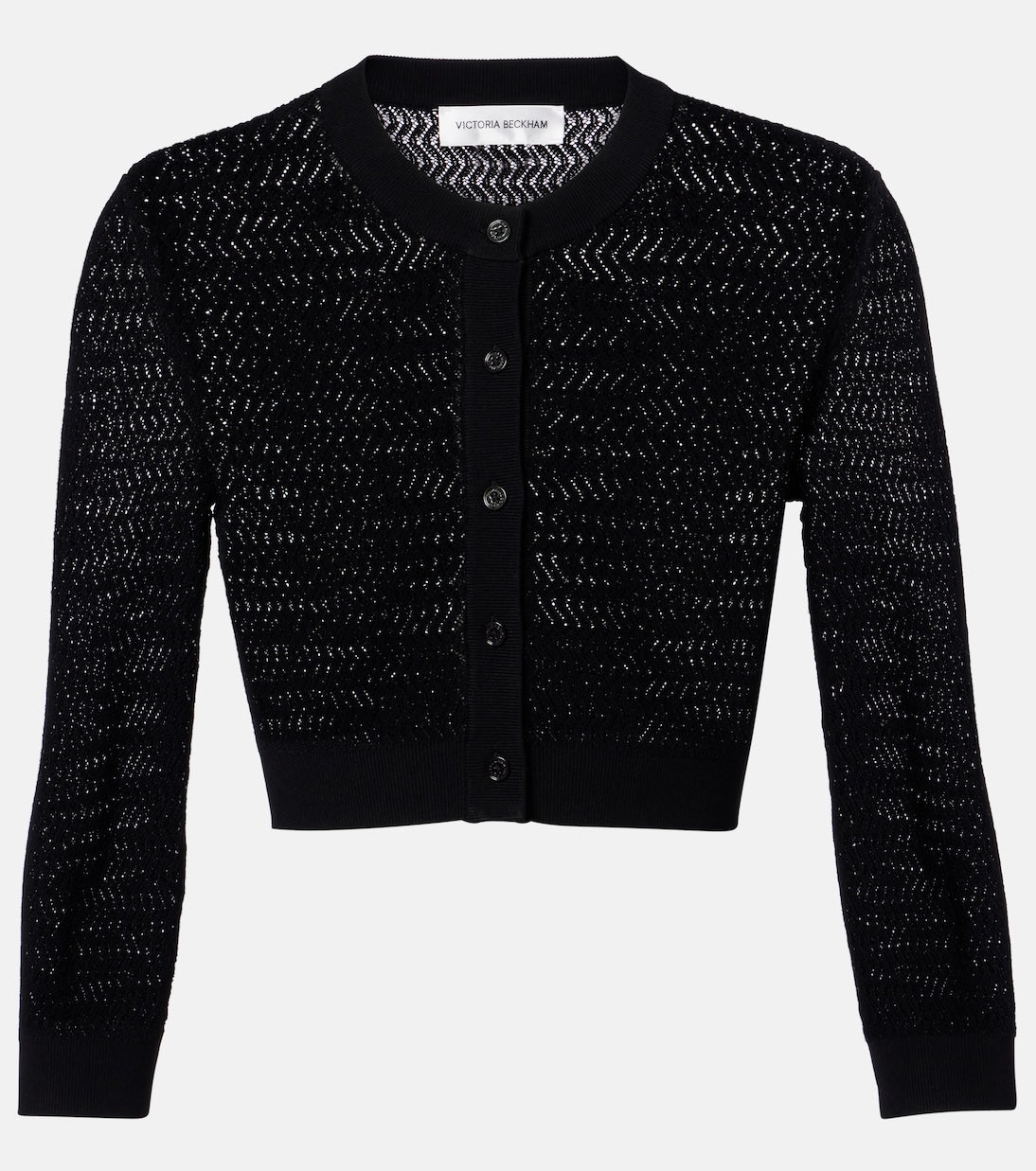 Victoria Beckham - Pointelle cropped cardigan