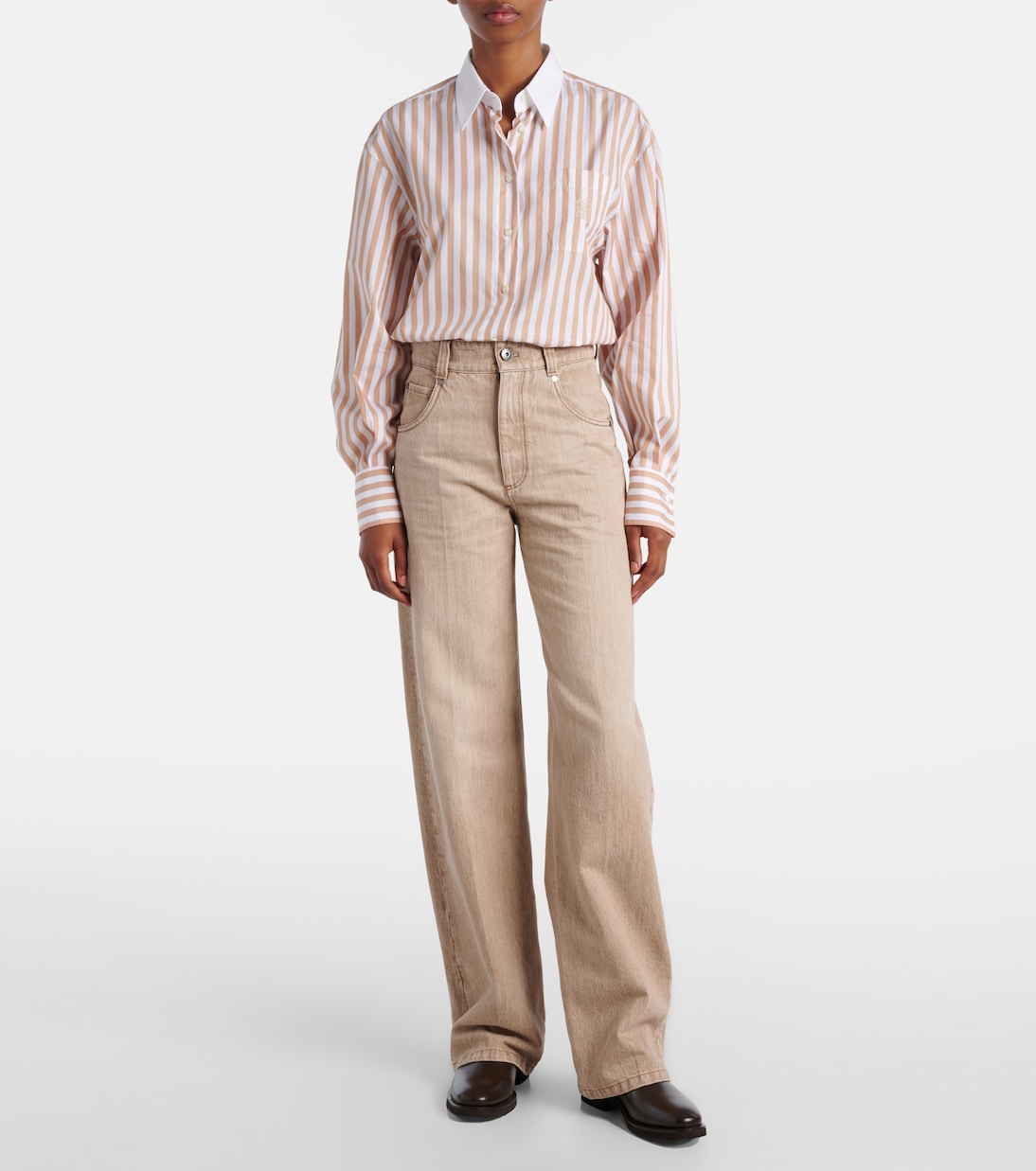 Brunello Cucinelli - Wide-leg jeans