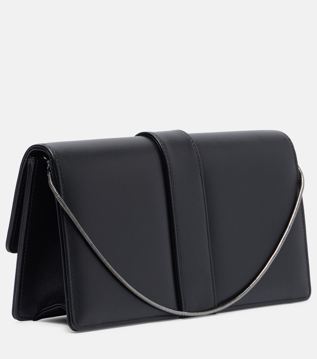 Manolo Blahnik - Maygot leather clutch