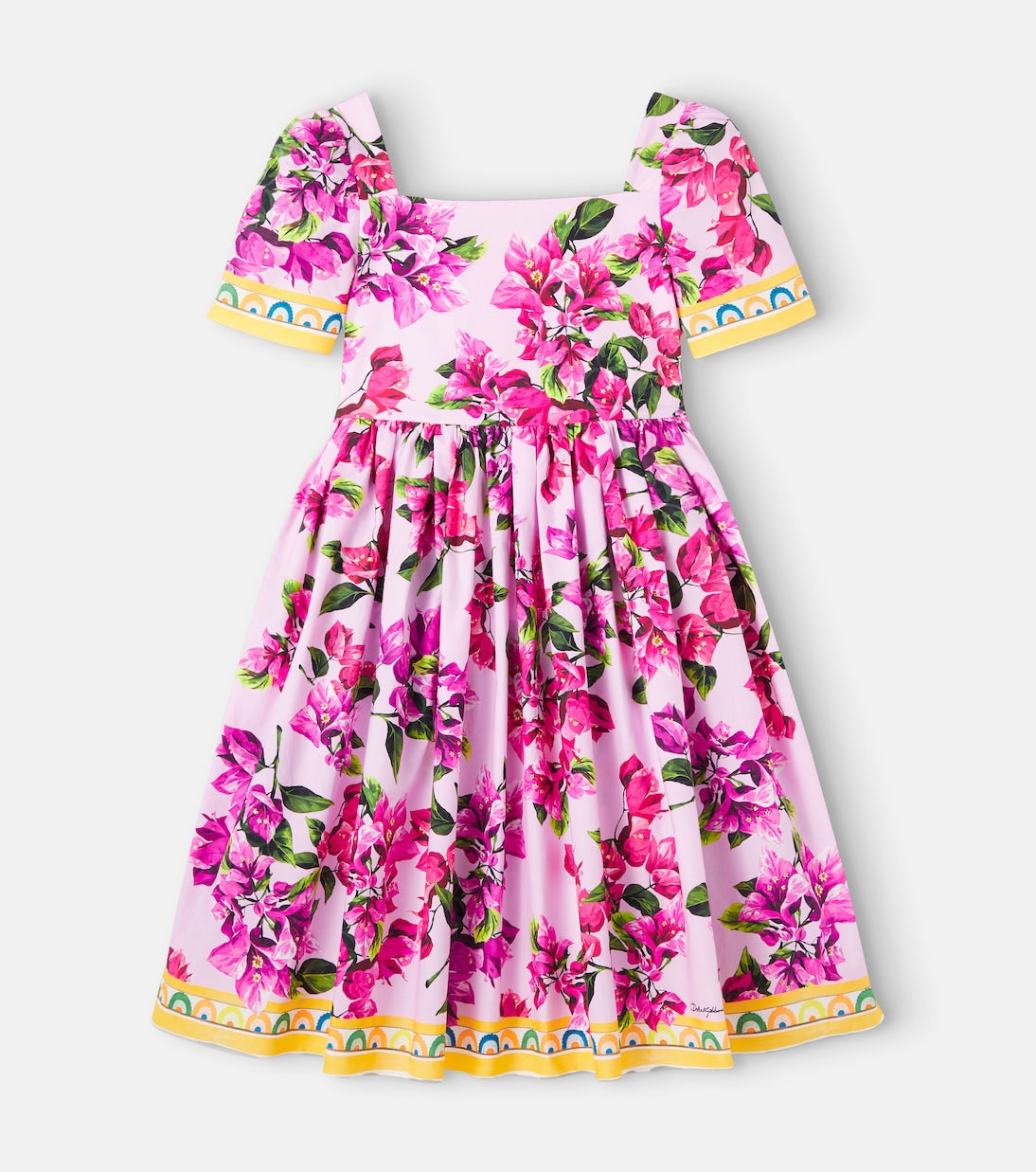 Dolce&Gabbana Kids - Taormina floral cotton dress