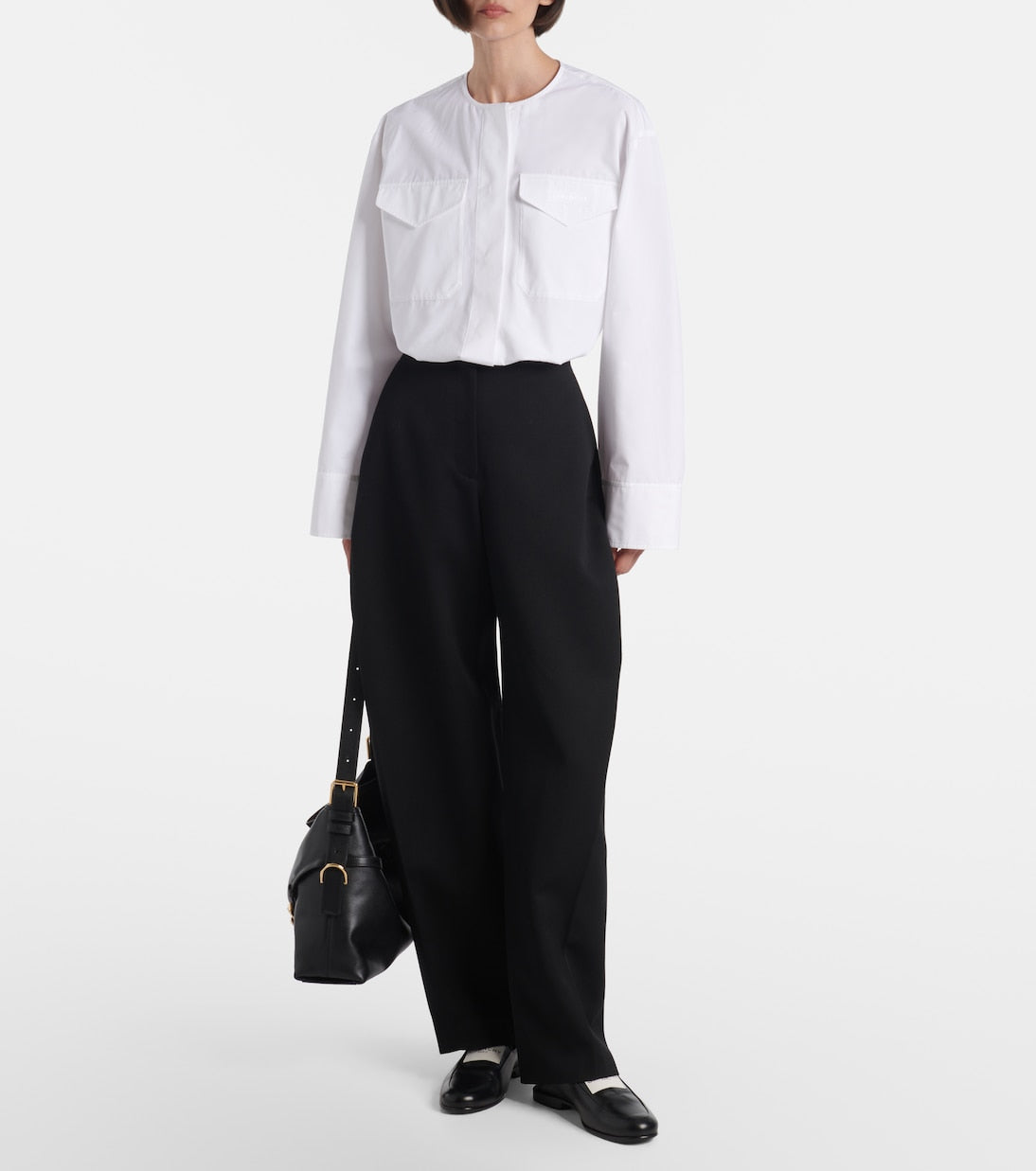 Givenchy - Voyou Medium leather shoulder bag