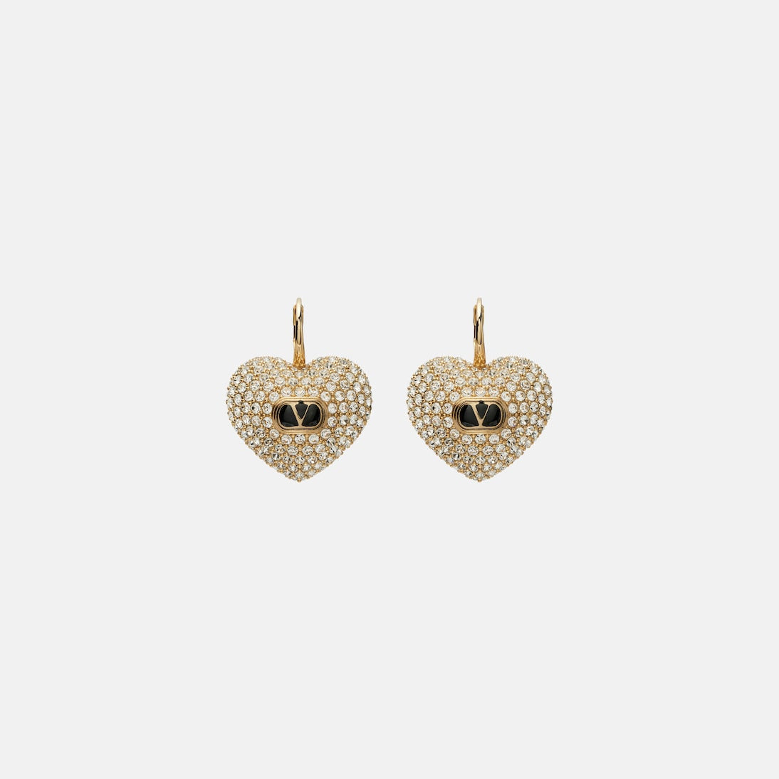 Valentino Garavani - Cœur Royale crystal-embellished earrings