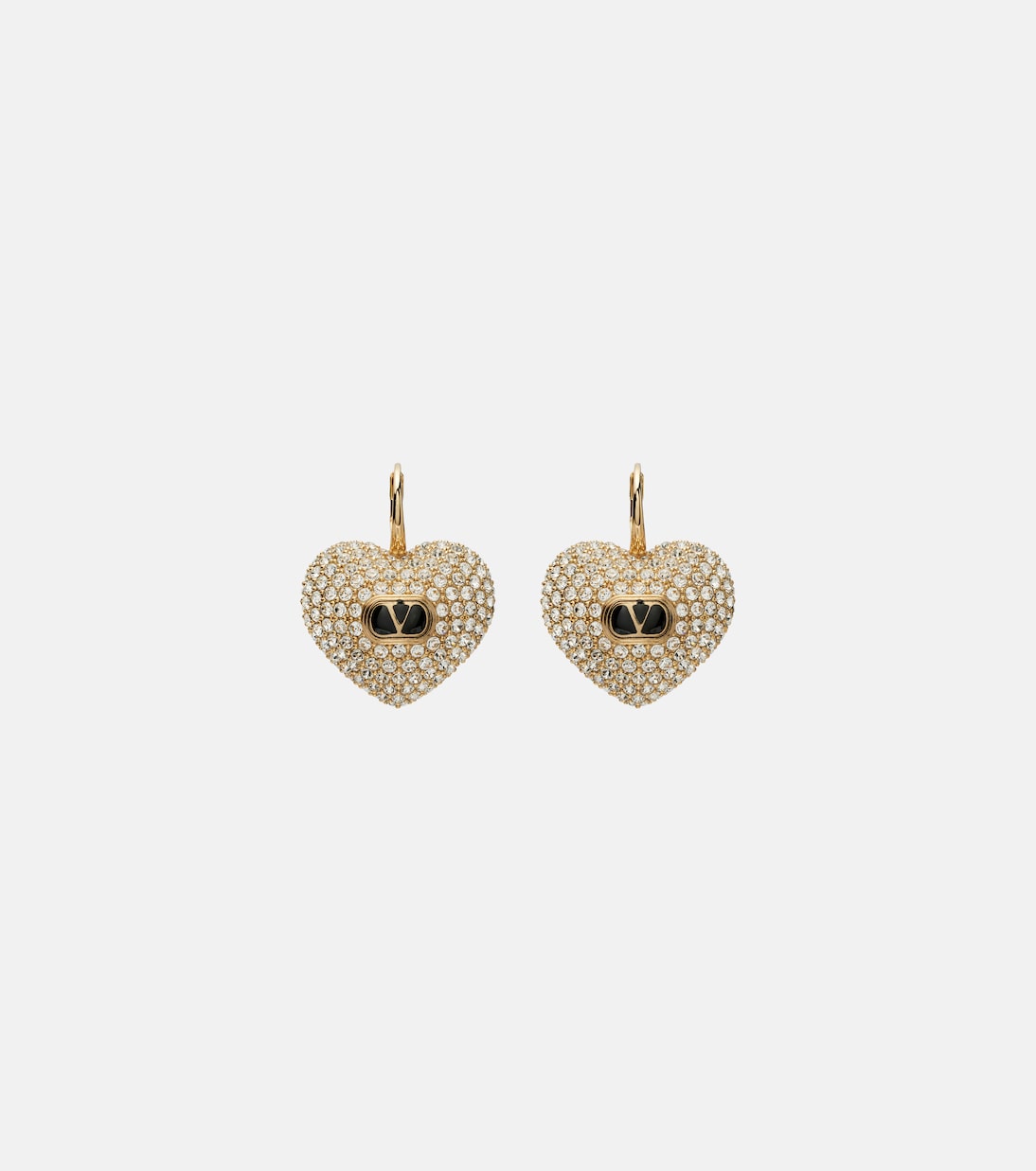 Valentino Garavani - Cœur Royale crystal-embellished earrings