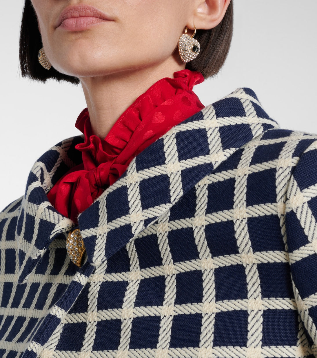 Valentino Garavani - Cœur Royale crystal-embellished earrings