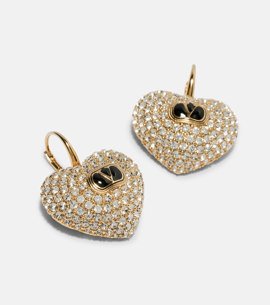 Valentino Garavani - Cœur Royale crystal-embellished earrings