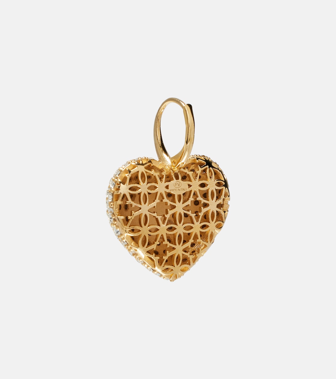 Valentino Garavani - Cœur Royale crystal-embellished earrings