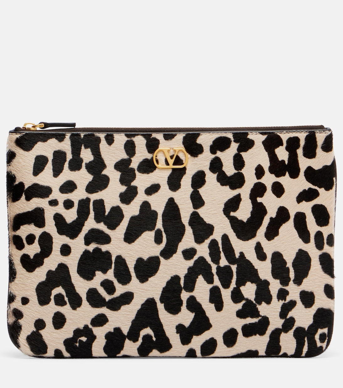 Valentino Garavani - VLogo calf hair pouch