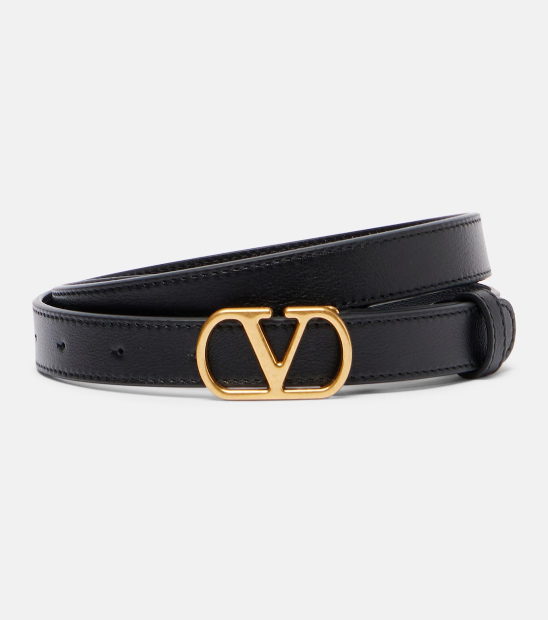 Valentino Garavani - VLogo leather belt