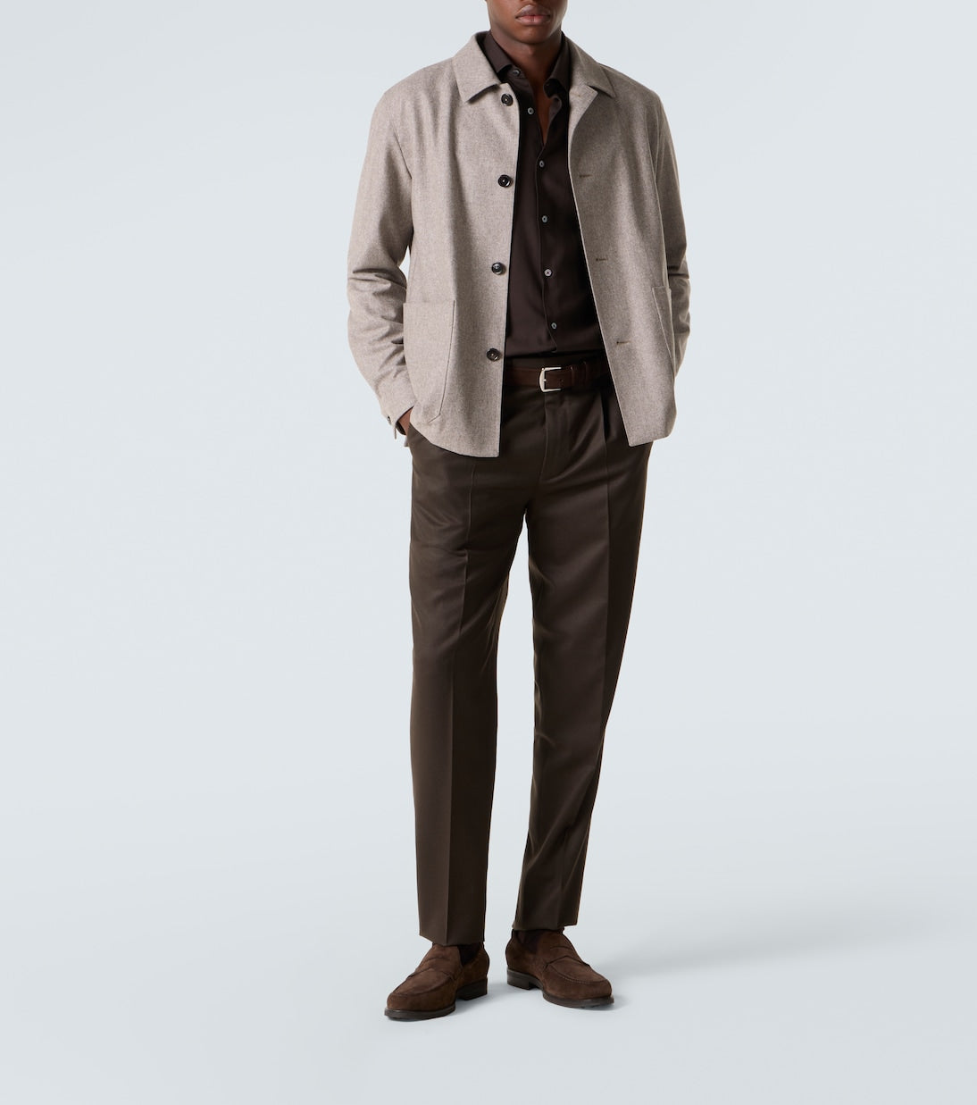 Zegna - Cotton and cashmere shirt