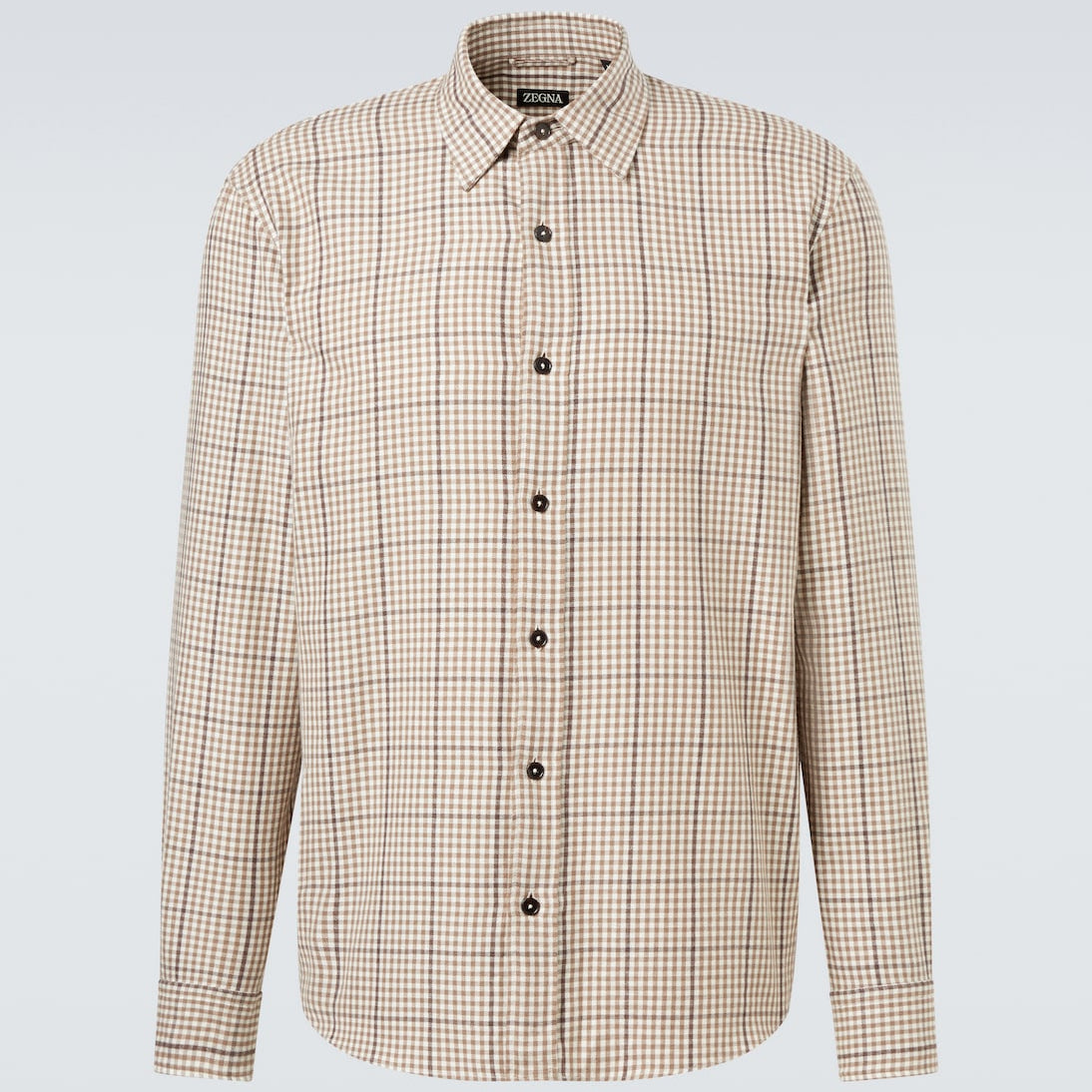 Zegna - Checked cotton shirt