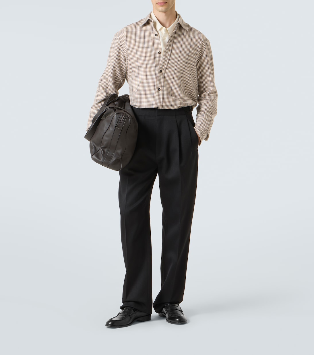Zegna - Checked cotton shirt