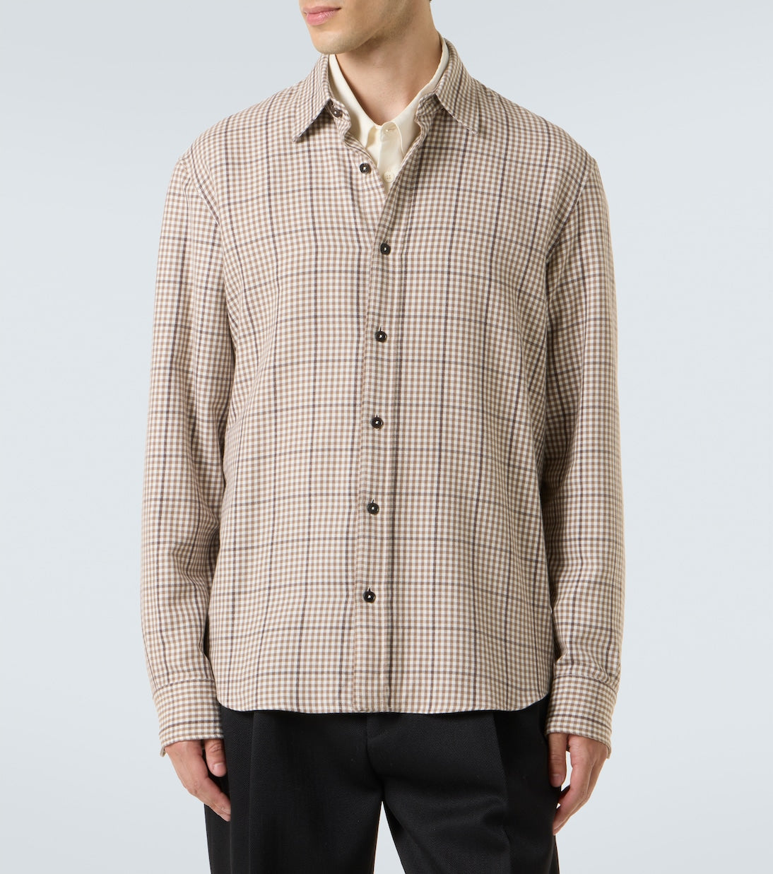 Zegna - Checked cotton shirt