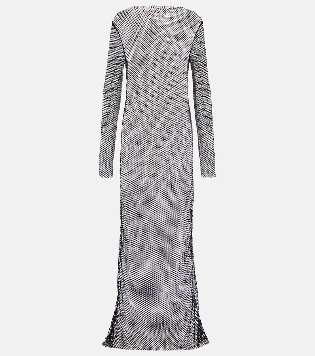 Tove - Embellished mesh maxi dress