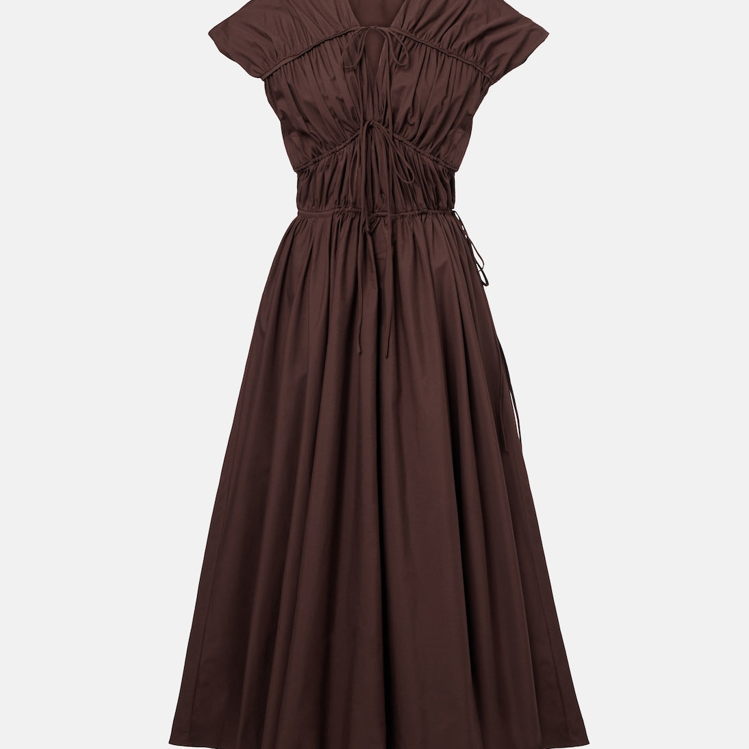Tove - Ceres gathered cotton midi dress