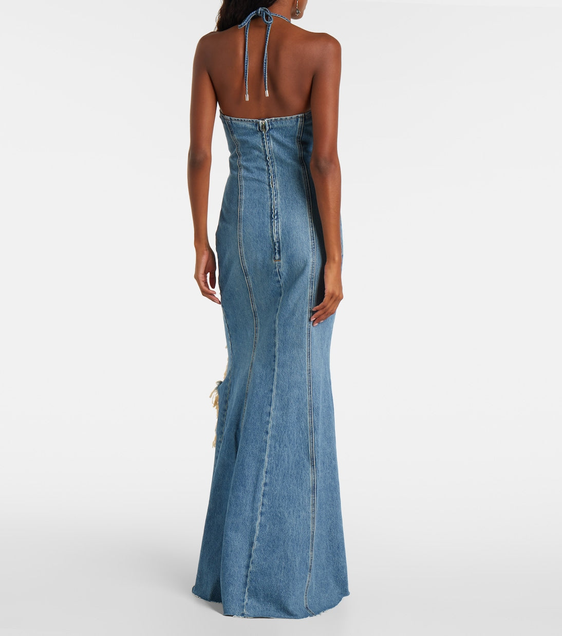 Blumarine - Denim maxi dress