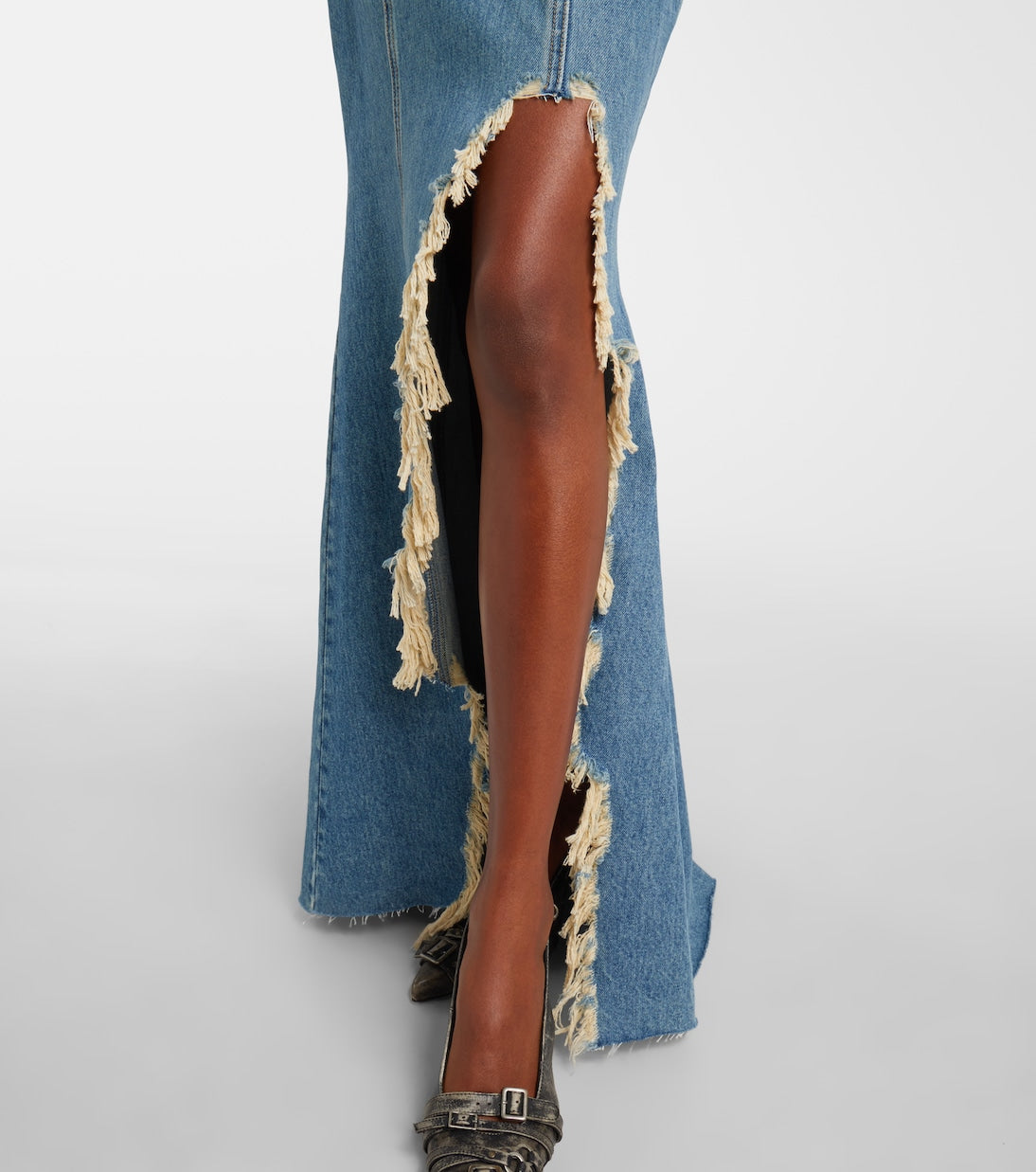 Blumarine - Denim maxi dress