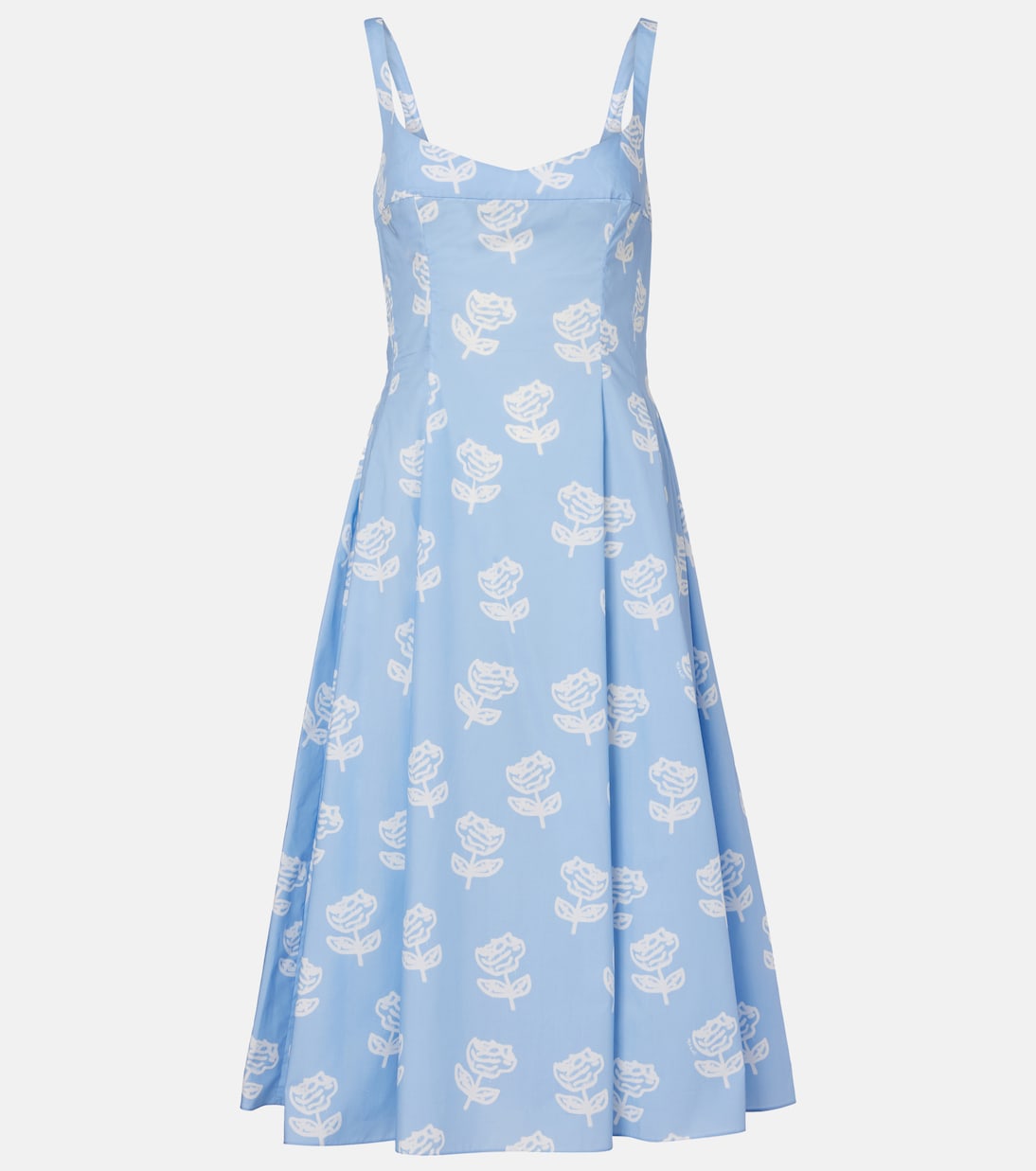 Marni - Floral cotton midi dress