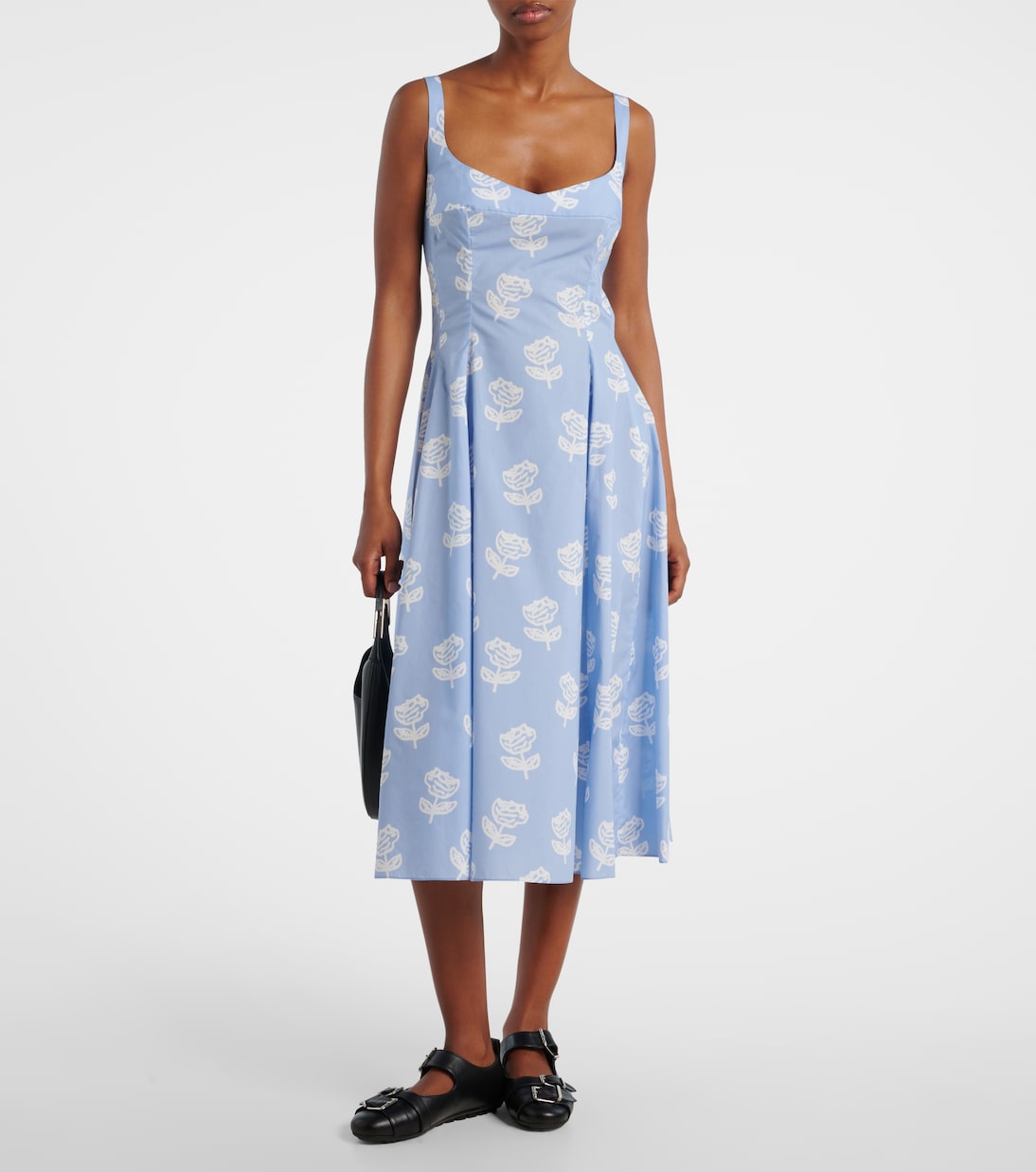 Marni - Floral cotton midi dress