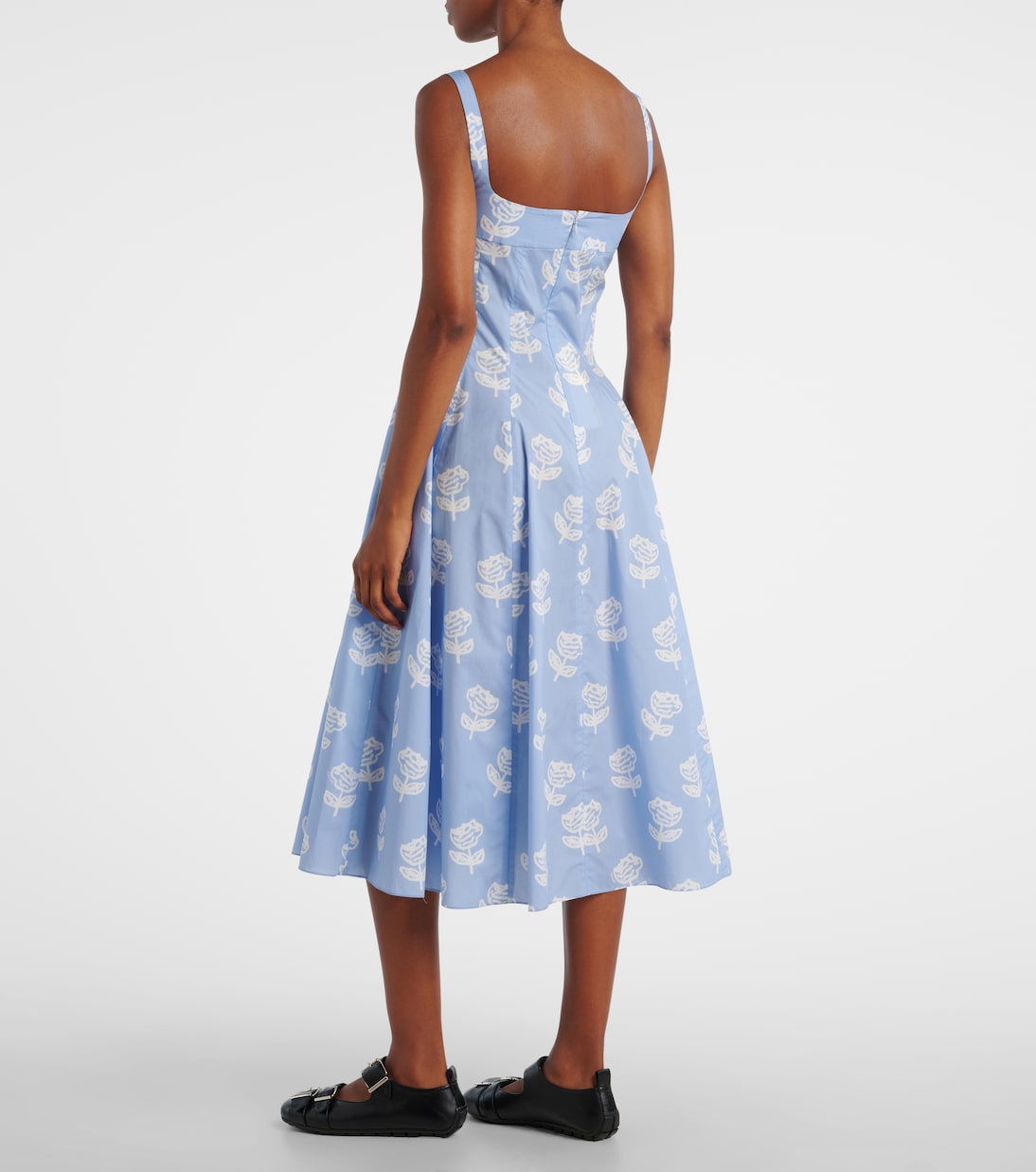 Marni - Floral cotton midi dress