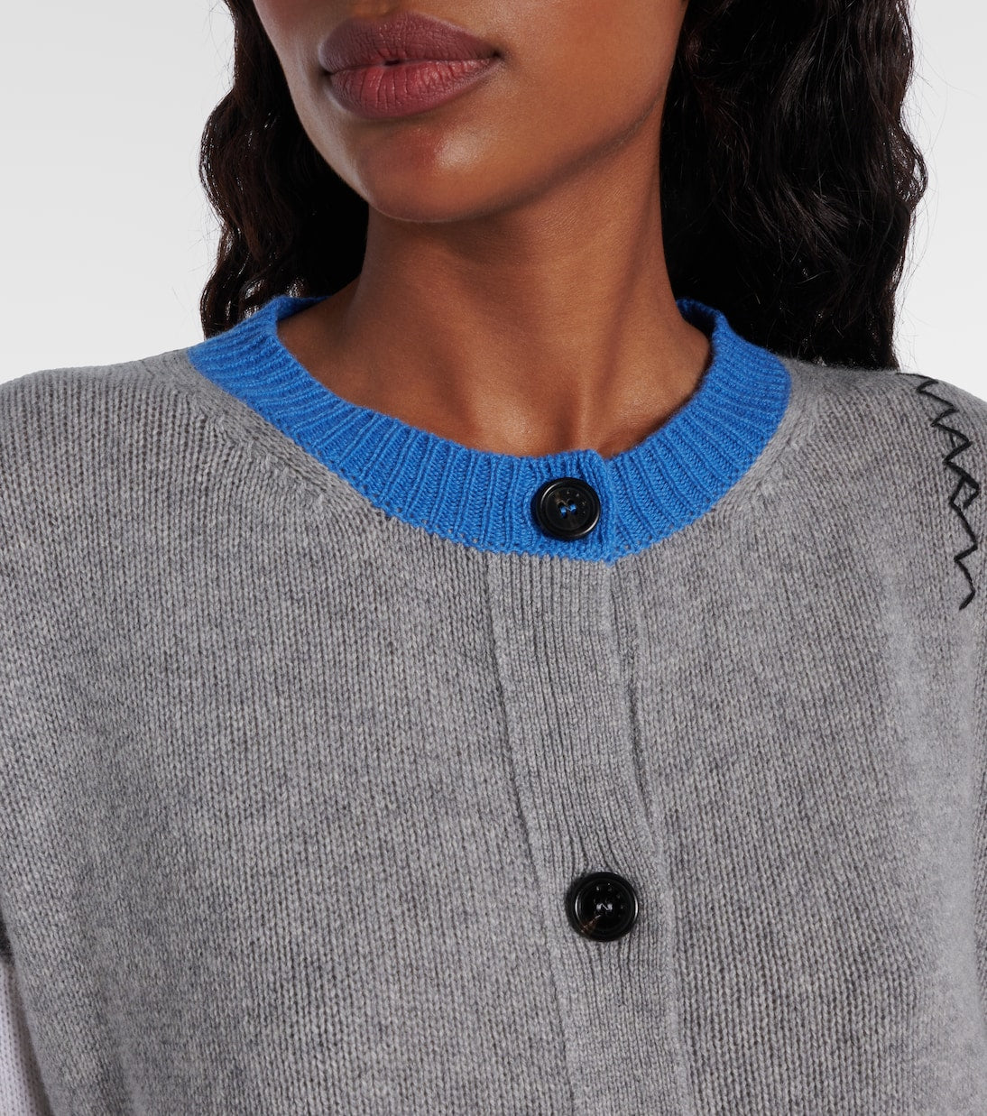 Marni - Colorblocked cashmere cardigan