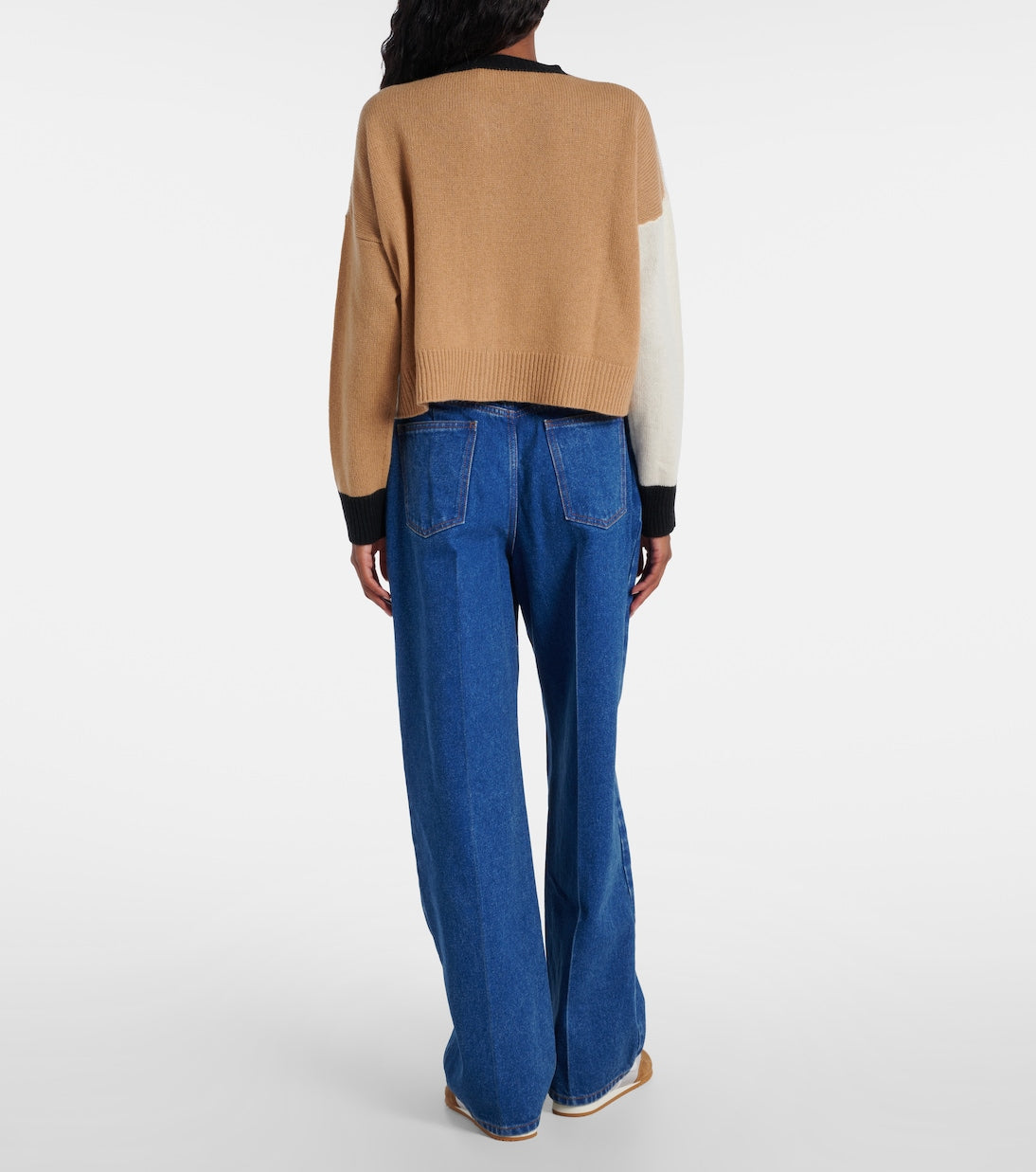 Marni - Colorblocked cashmere cardigan