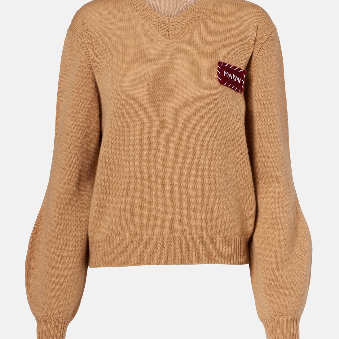 Marni - Patch-appliqué cashmere sweater