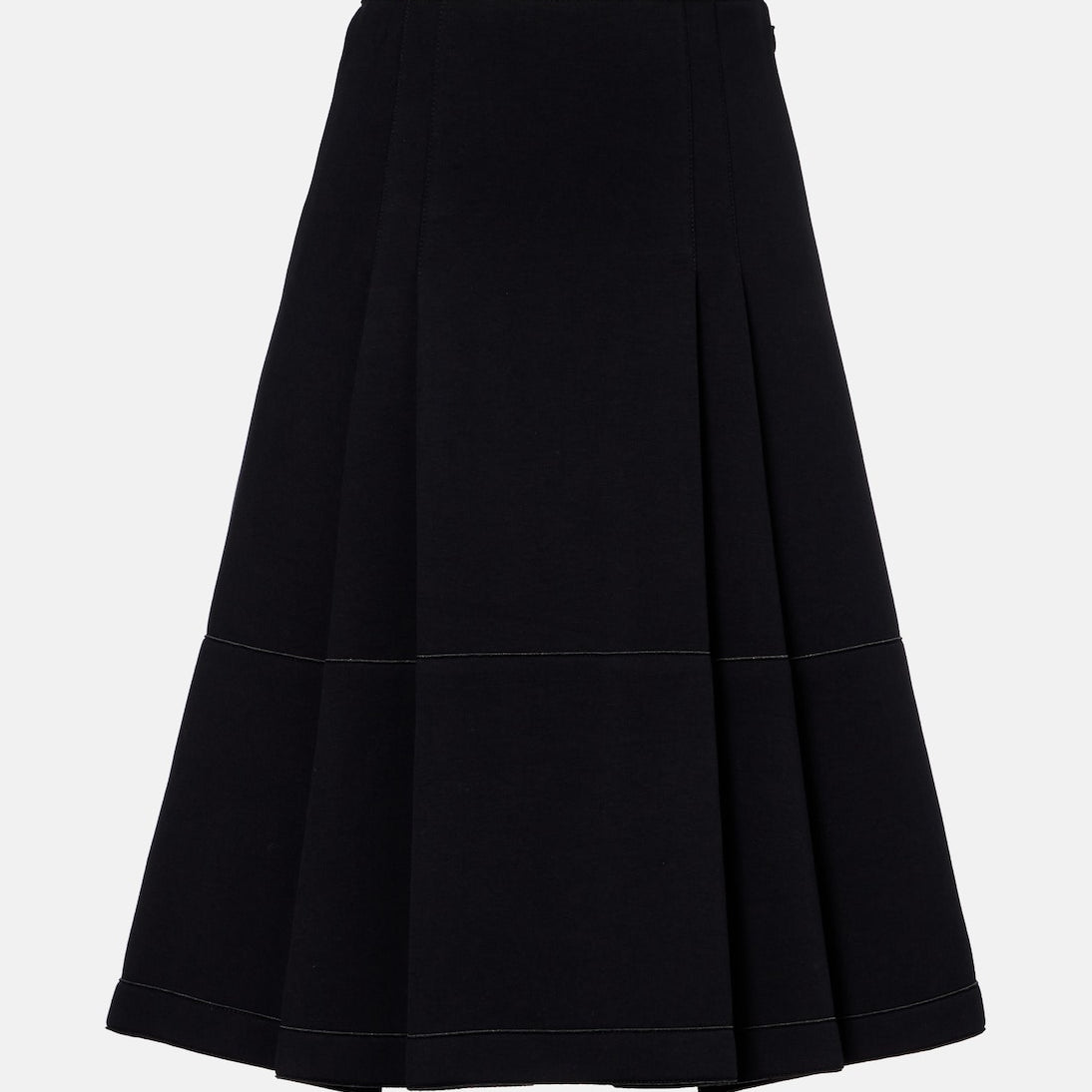 Marni - Tiered cotton-blend midi skirt
