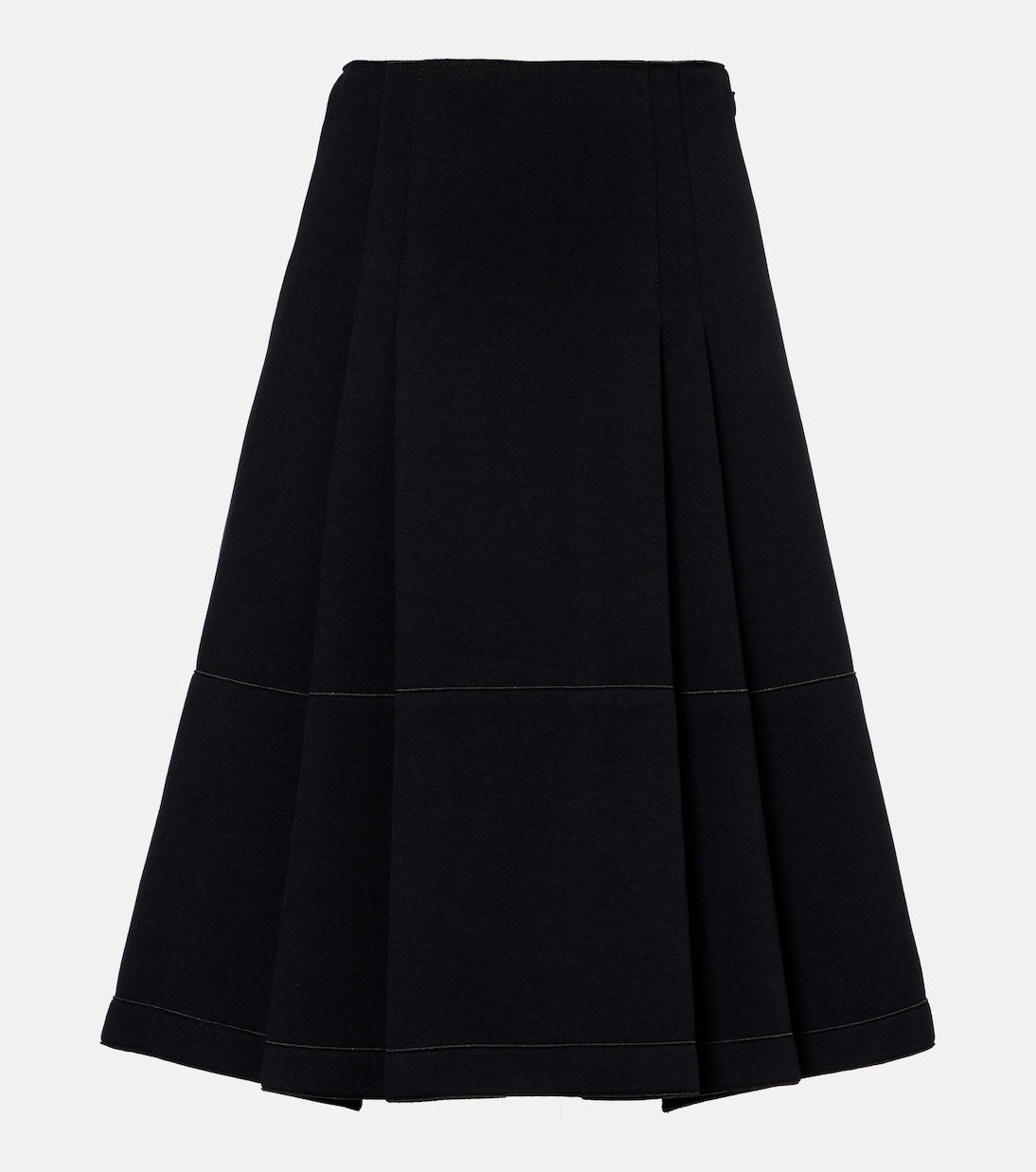 Marni - Tiered cotton-blend midi skirt