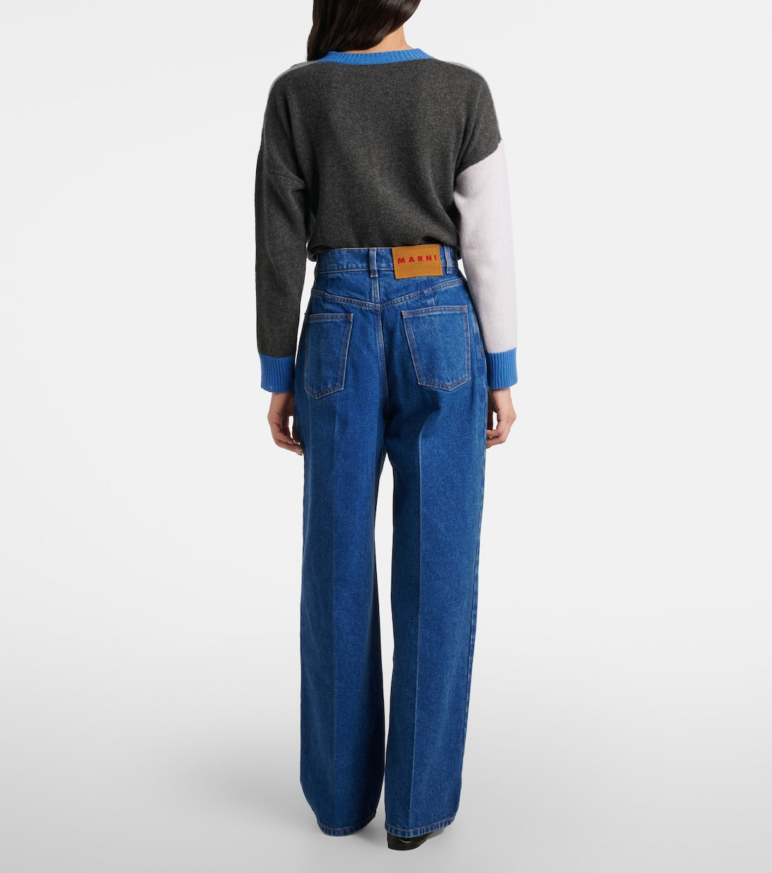 Marni - High-rise wide-leg jeans