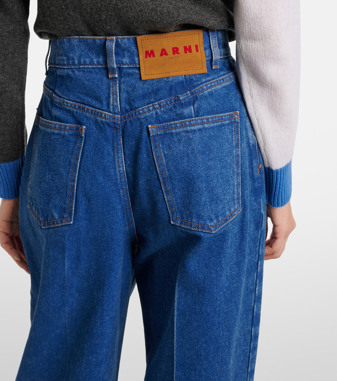 Marni - High-rise wide-leg jeans