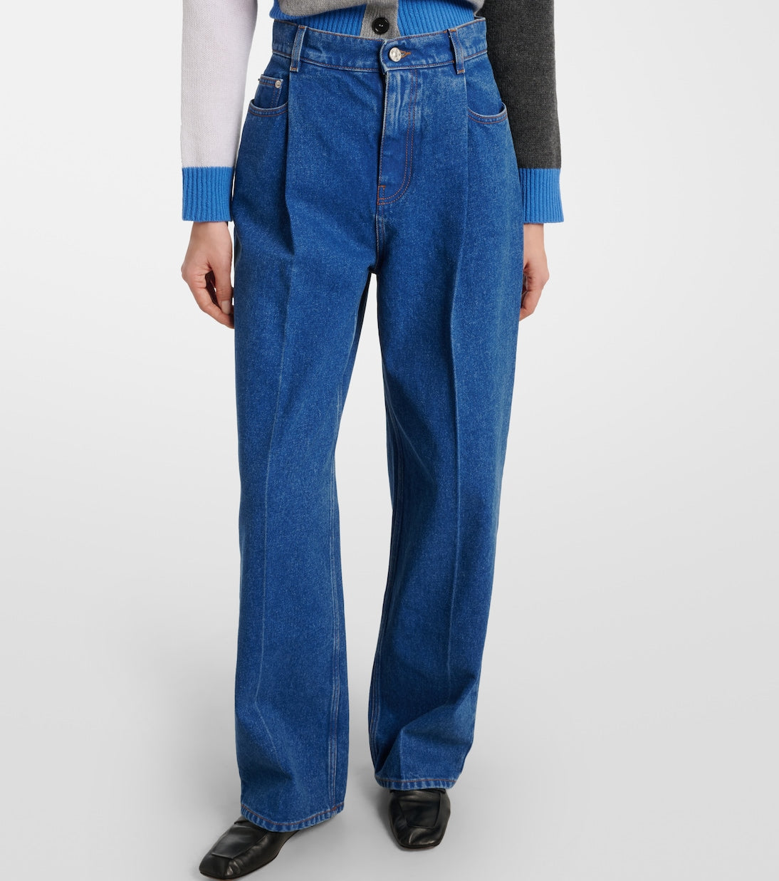 Marni - High-rise wide-leg jeans