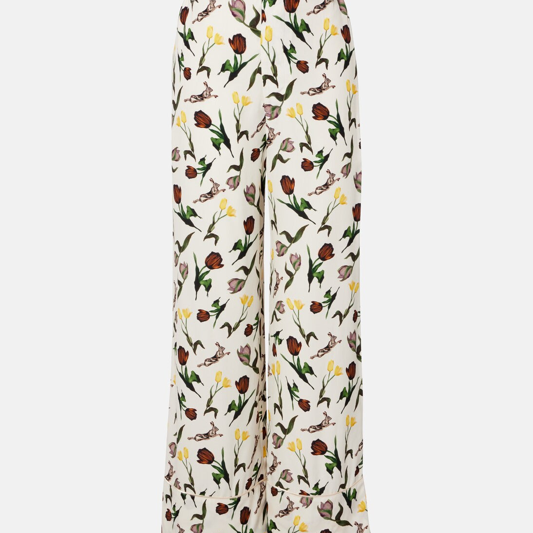 Marni - Printed silk palazzo pants