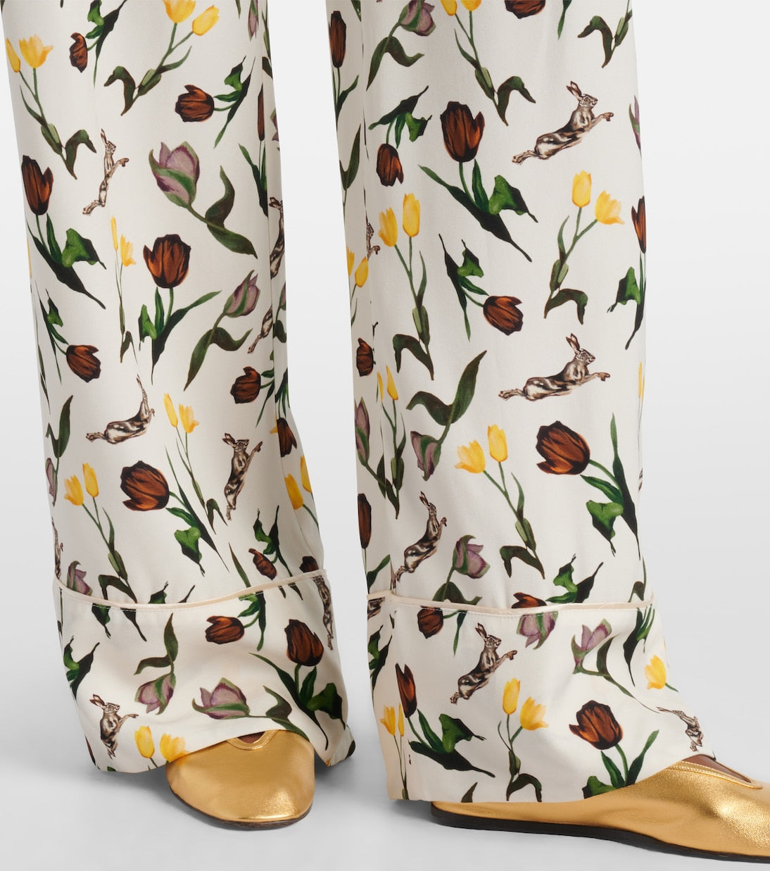 Marni - Printed silk palazzo pants