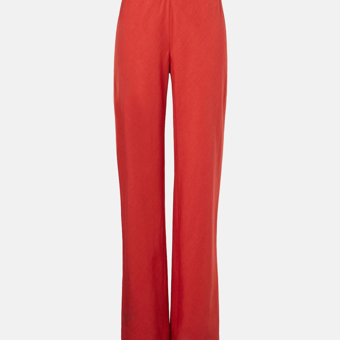 Vince - Cotton and linen-blend wide-leg pants