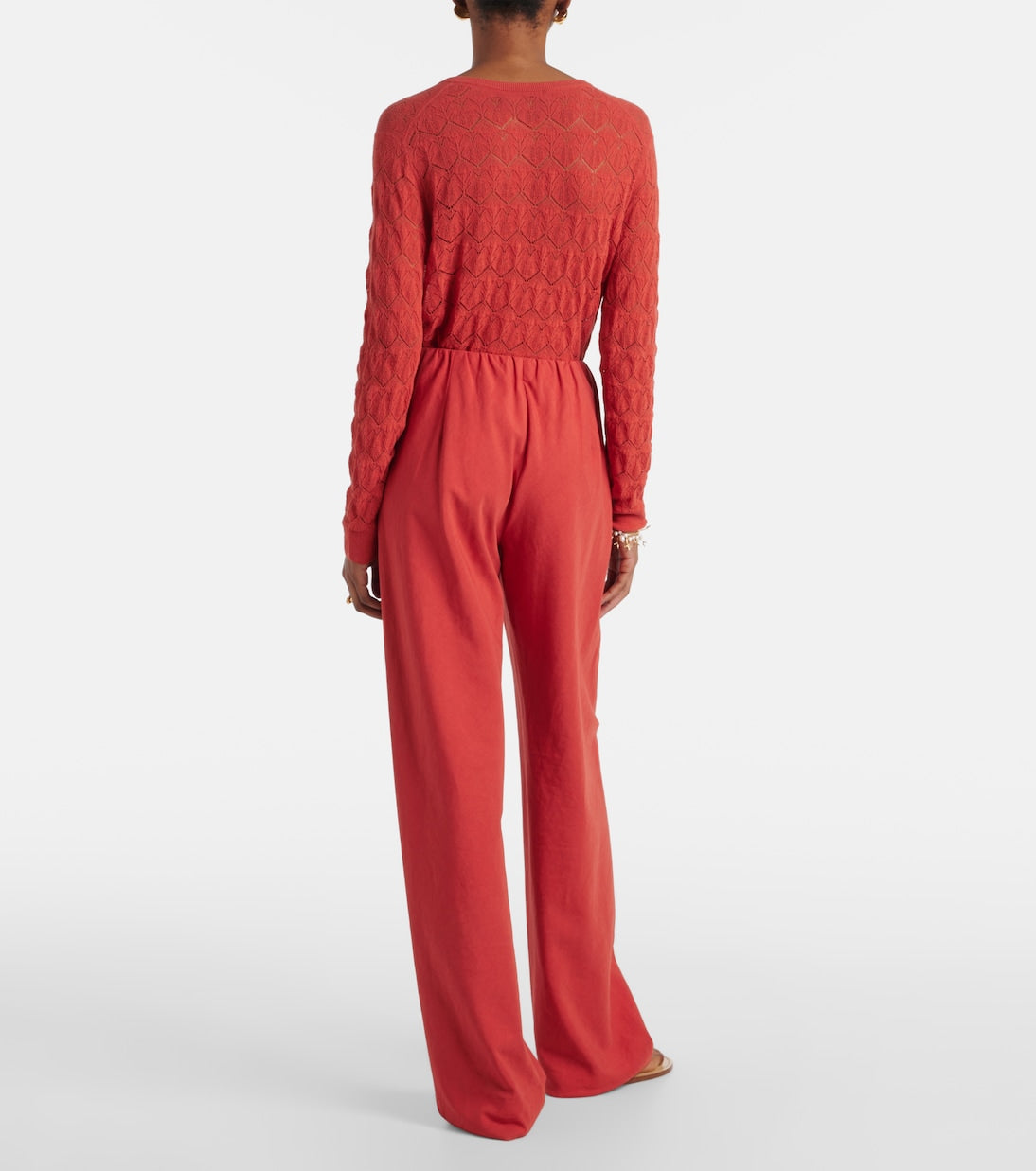 Vince - Cotton and linen-blend wide-leg pants