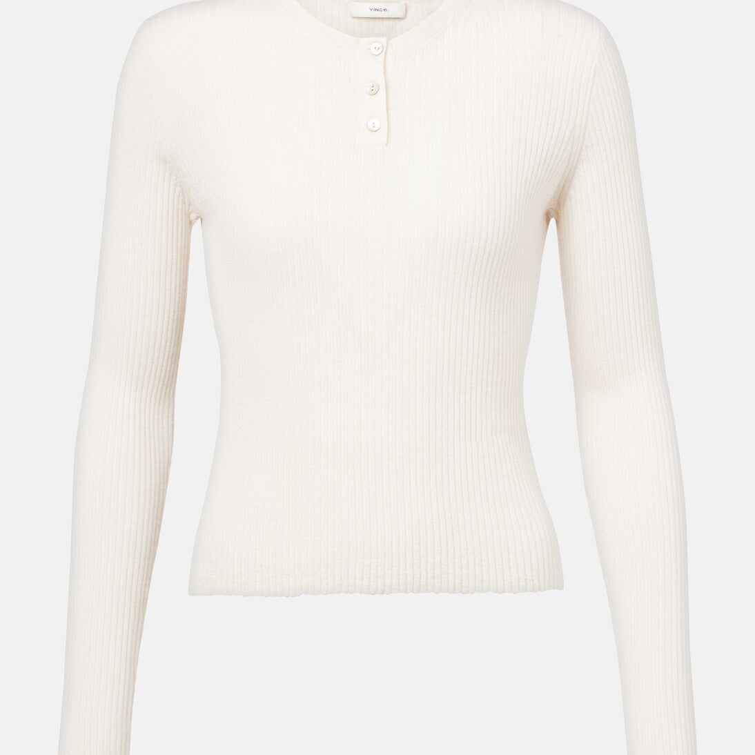 Vince - Cashmere and silk Henley shirt