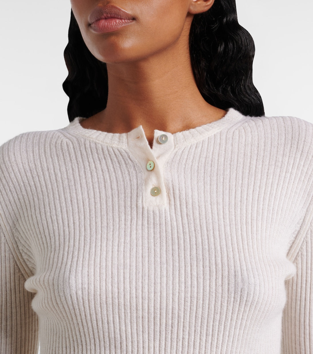 Vince - Cashmere and silk Henley shirt