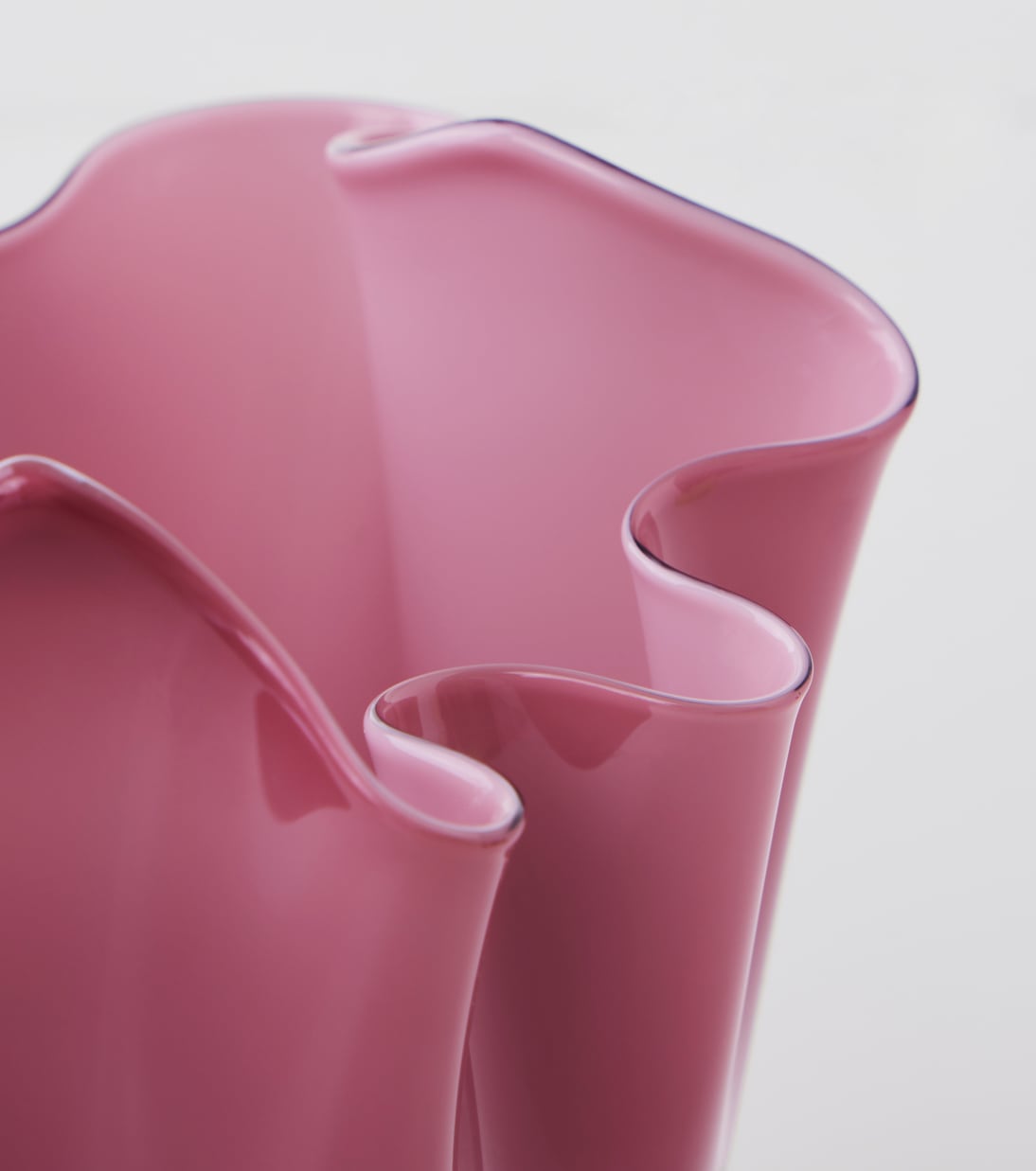 Venini - Fazzoletto Murano glass vase
