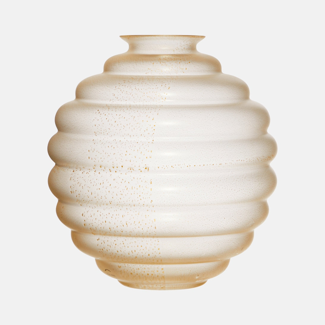 Venini - Frozen Murano glass vase by Napoleone Martinuzzi