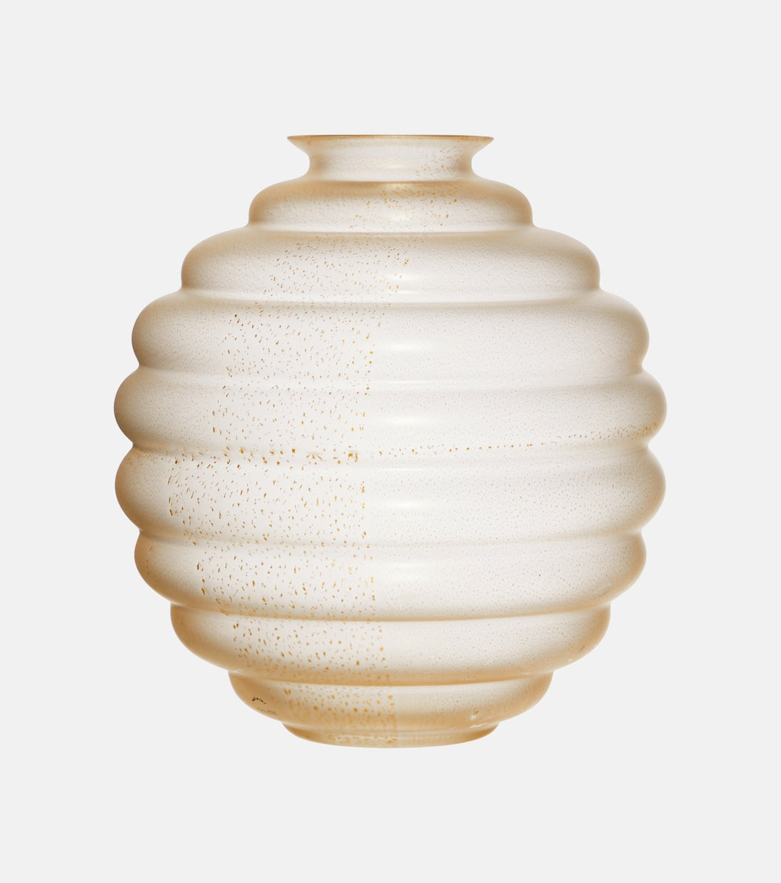 Venini - Frozen Murano glass vase by Napoleone Martinuzzi