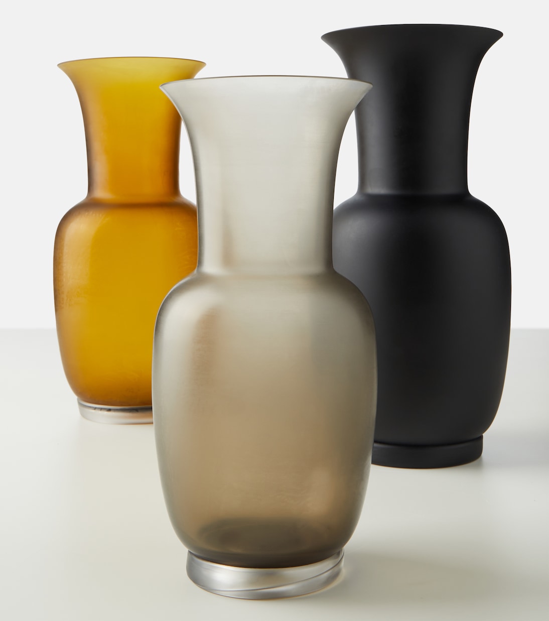 Venini - Satin Murano glass vase