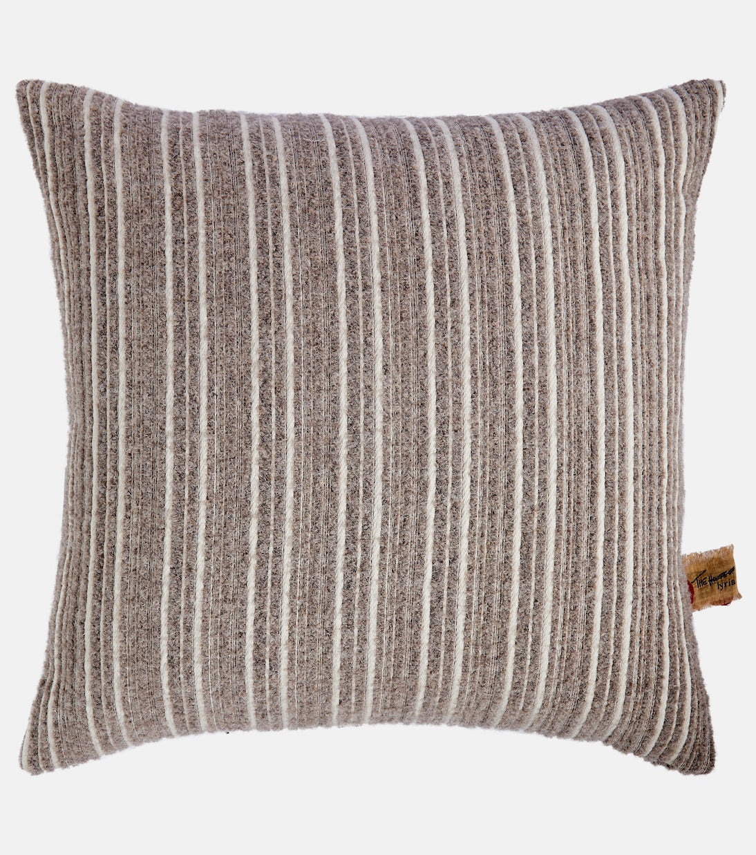 The House of Lyria - Gurghi striped wool and cotton cushion