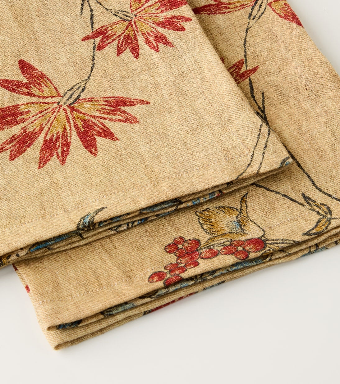 The House of Lyria - Diomma set of 2 floral linen napkins