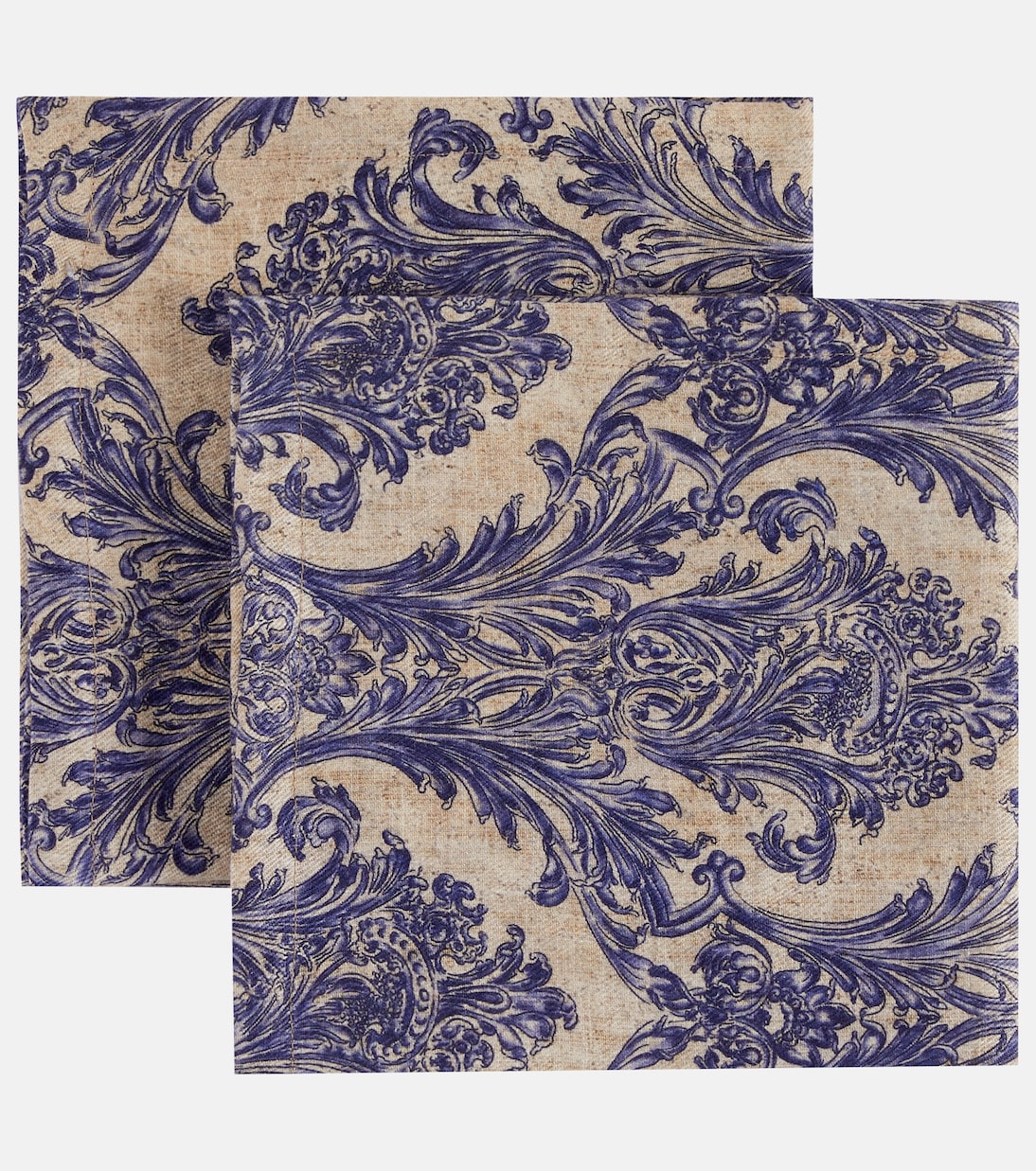 The House of Lyria - Set of 2 Filea printed linen napkins