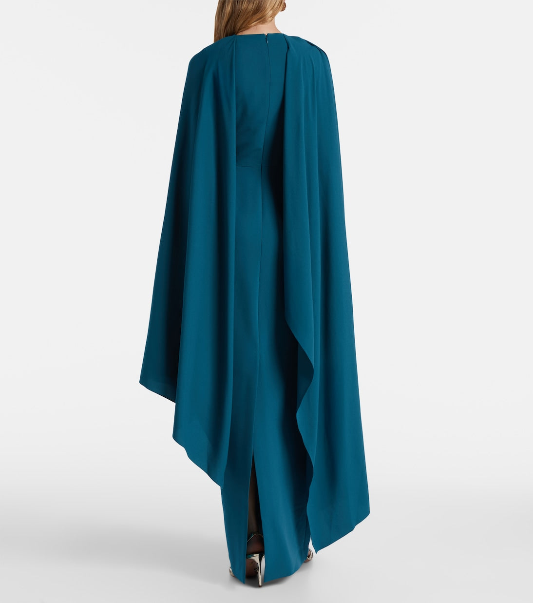 Roksanda - Deena caped crêpe gown