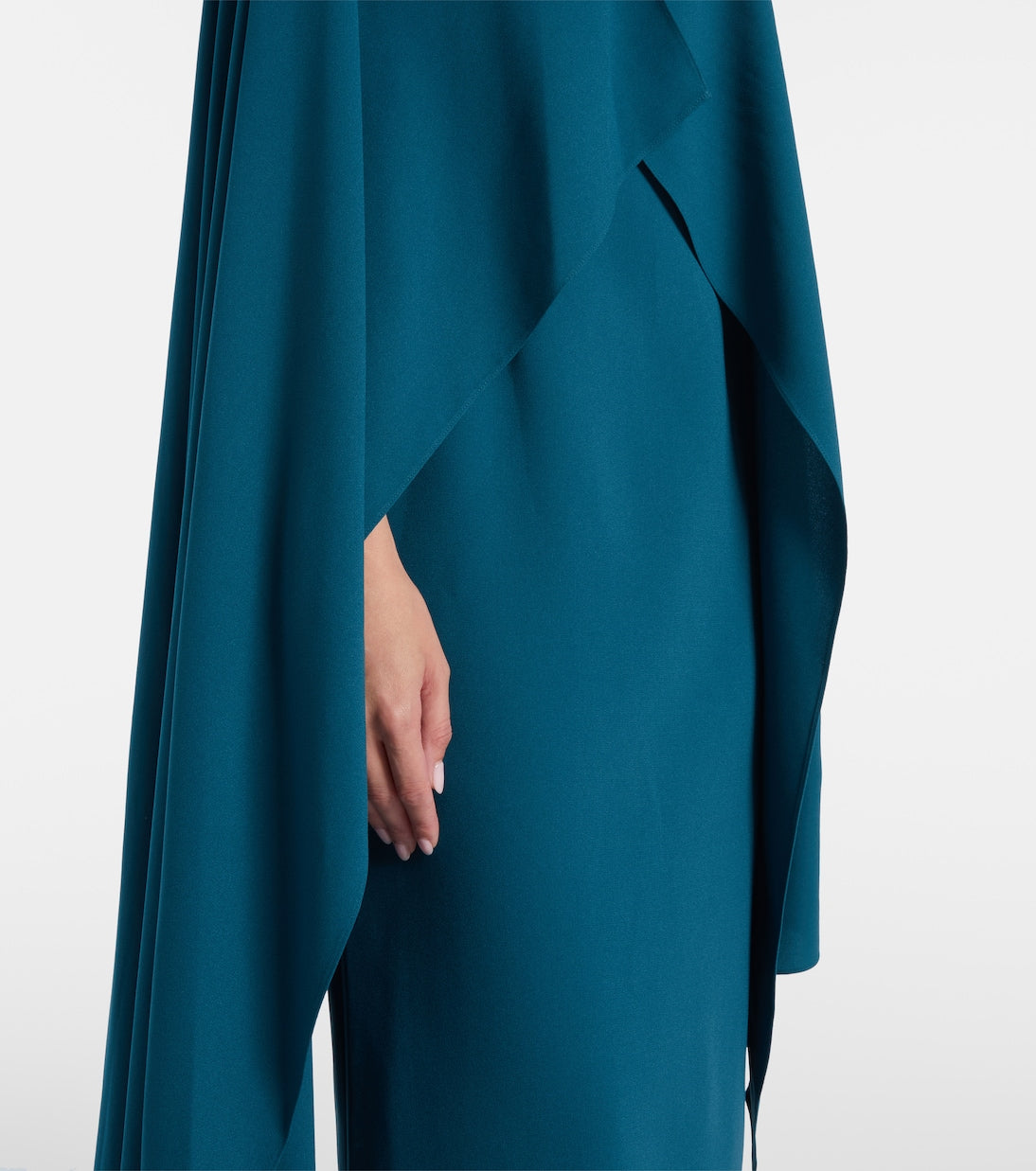 Roksanda - Deena caped crêpe gown